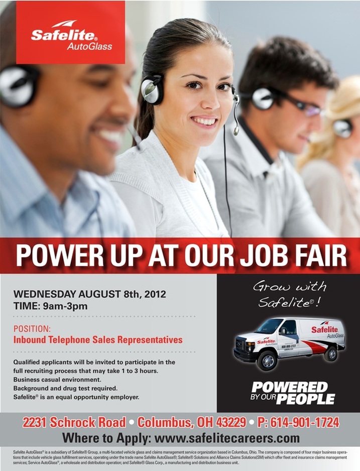 Safelite AutoGlass Job Fair Columbus, OH Job Fair!